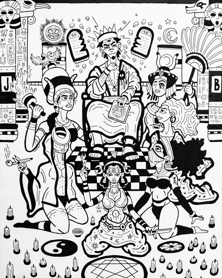 (30” x 24”) King Solomon's Rebellion - 2026