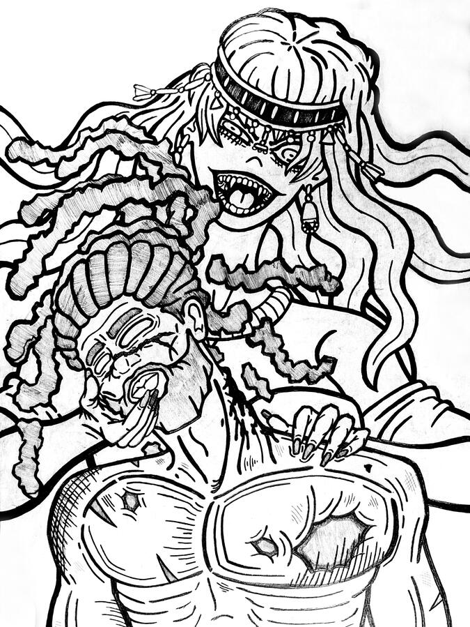 (30” x 24”) The Heart of Samson - 2023