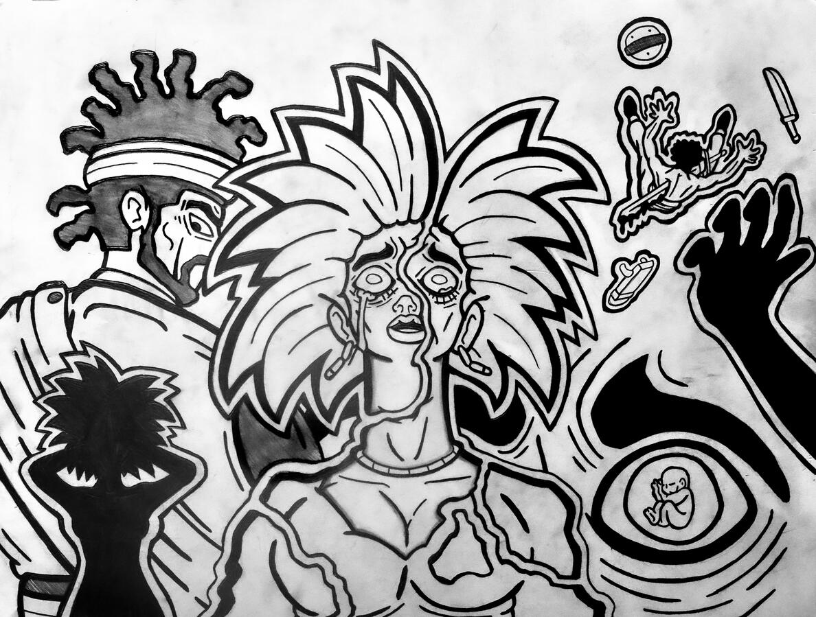 (24” x 30”) Broken Heart of Bathsheba - 2024